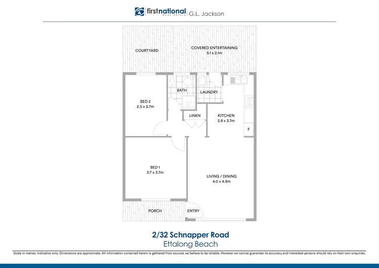 Floorplan of Homely villa listing, 2/32 Schnapper Road, Ettalong Beach NSW 2257
