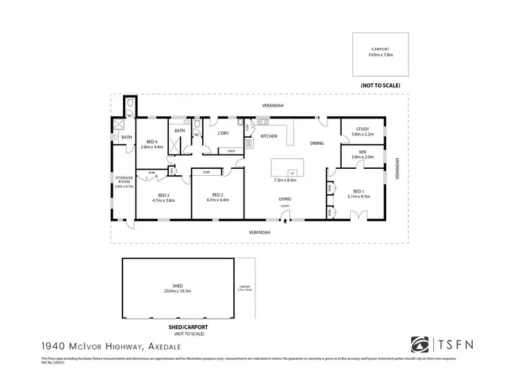 Floorplan of Homely house listing, 1940 McIvor Highway, Axedale VIC 3551
