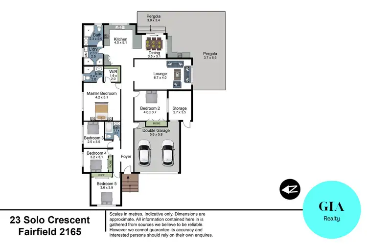 Floorplan of Homely house listing, 23 Solo Crescent, Fairfield NSW 2165