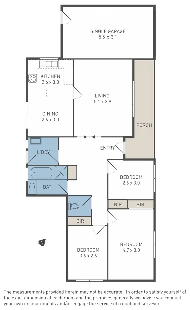Floorplan of Homely block of units listing, 131 Greaves Street North, Werribee VIC 3030