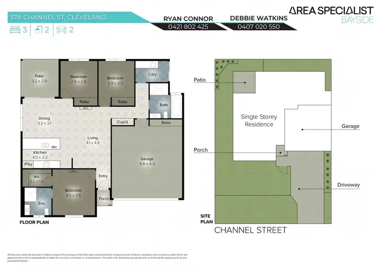 Floorplan of Homely house listing, 37 Channel Street, Cleveland QLD 4163
