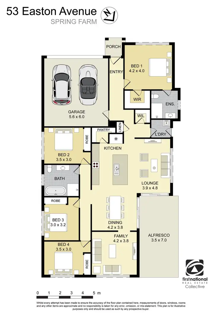 Floorplan of Homely house listing, 53 Easton Avenue, Spring Farm NSW 2570