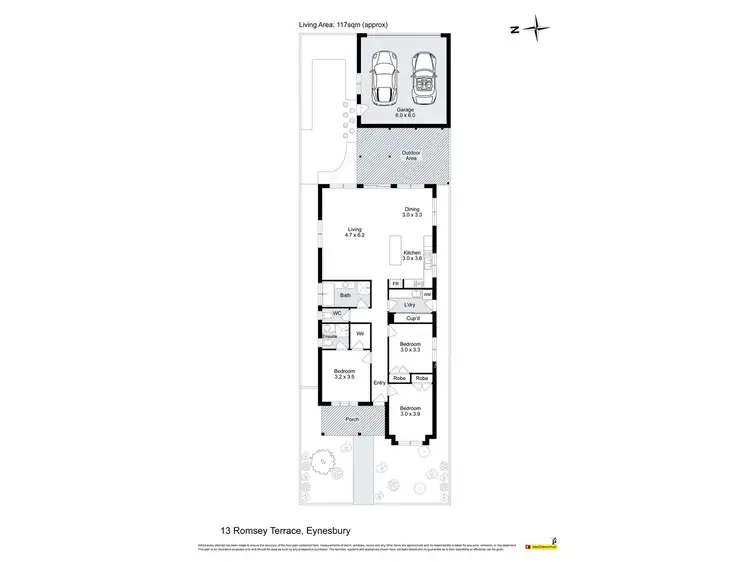 Floorplan of Homely house listing, 13 ROMSEY TERRACE, Eynesbury VIC 3338