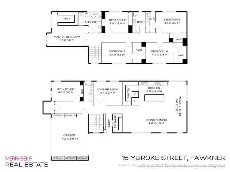 Floorplan of Homely house listing, 15 Yuroke Street, Fawkner VIC 3060