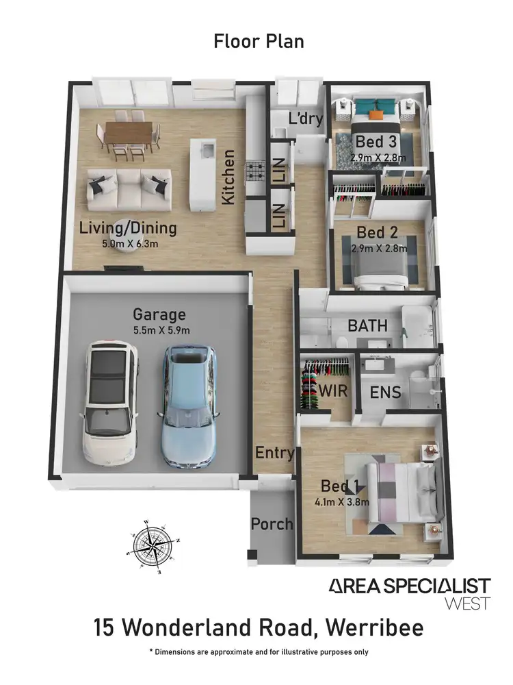 Floorplan of Homely house listing, 15 Wonderland Road, Werribee VIC 3030