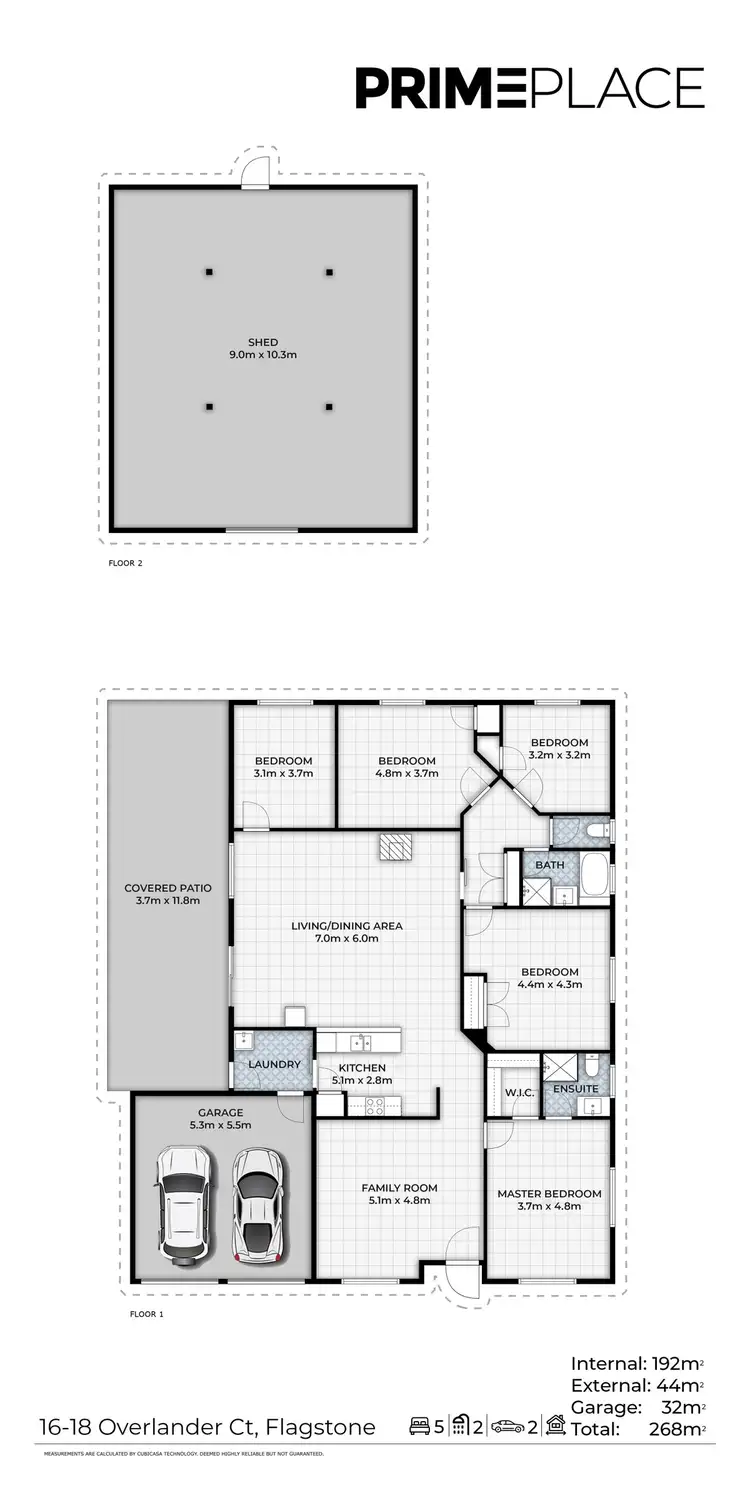 Floorplan of Homely house listing, 16-18 Overlander Court, Flagstone QLD 4280