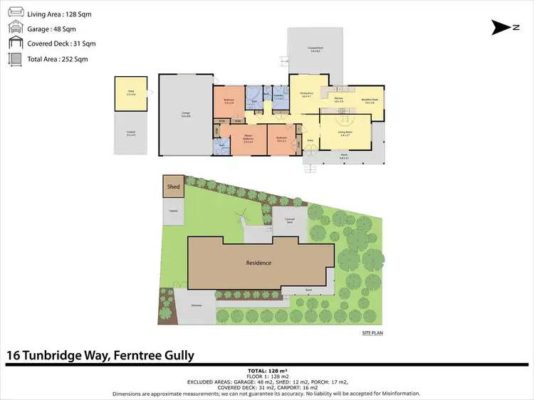 Floorplan of Homely house listing, 16 Tunbridge Way, Ferntree Gully VIC 3156