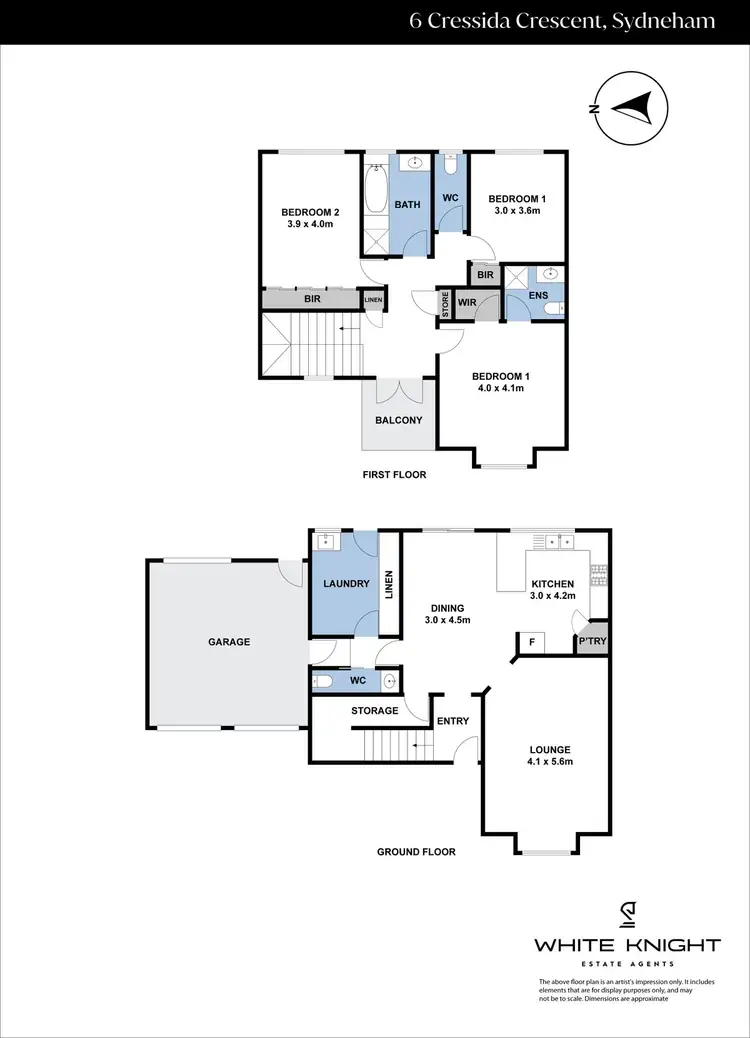 Floorplan of Homely house listing, 6 Cressida Crescent, Sydenham VIC 3037