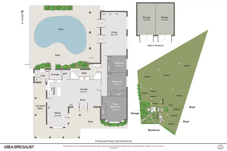 Floorplan of Homely house listing, 19 Bassed Road, Garfield North VIC 3814