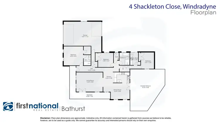 Floorplan of Homely house listing, 4 Shackleton Close, Windradyne NSW 2795