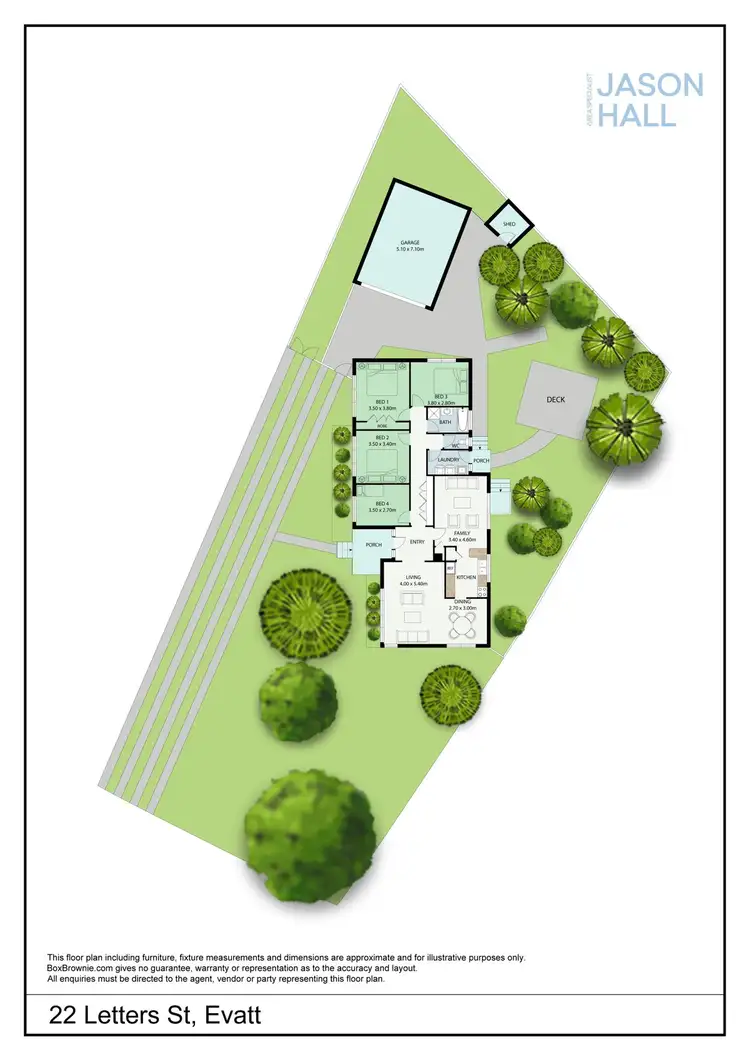Floorplan of Homely house listing, 22 Letters Street, Evatt ACT 2617