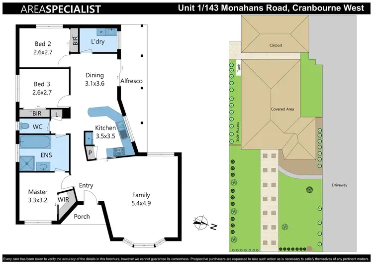 Floorplan of Homely house listing, 1/143 Monahans Road, Cranbourne West VIC 3977