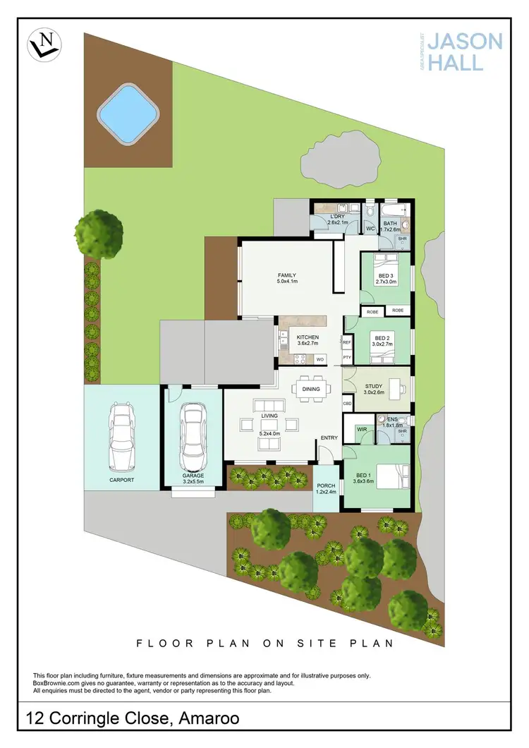 Floorplan of Homely house listing, 12 Corringle Close, Amaroo ACT 2914