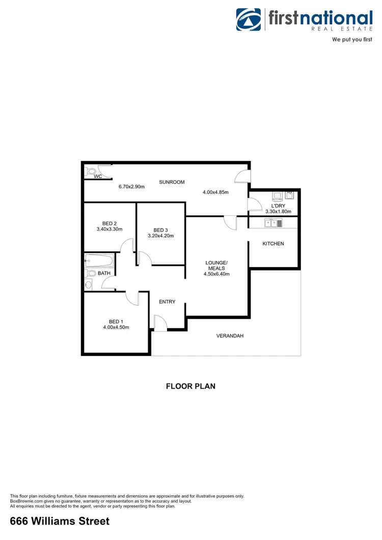 Floorplan of Homely house listing, 666 Williams Street, Broken Hill NSW 2880