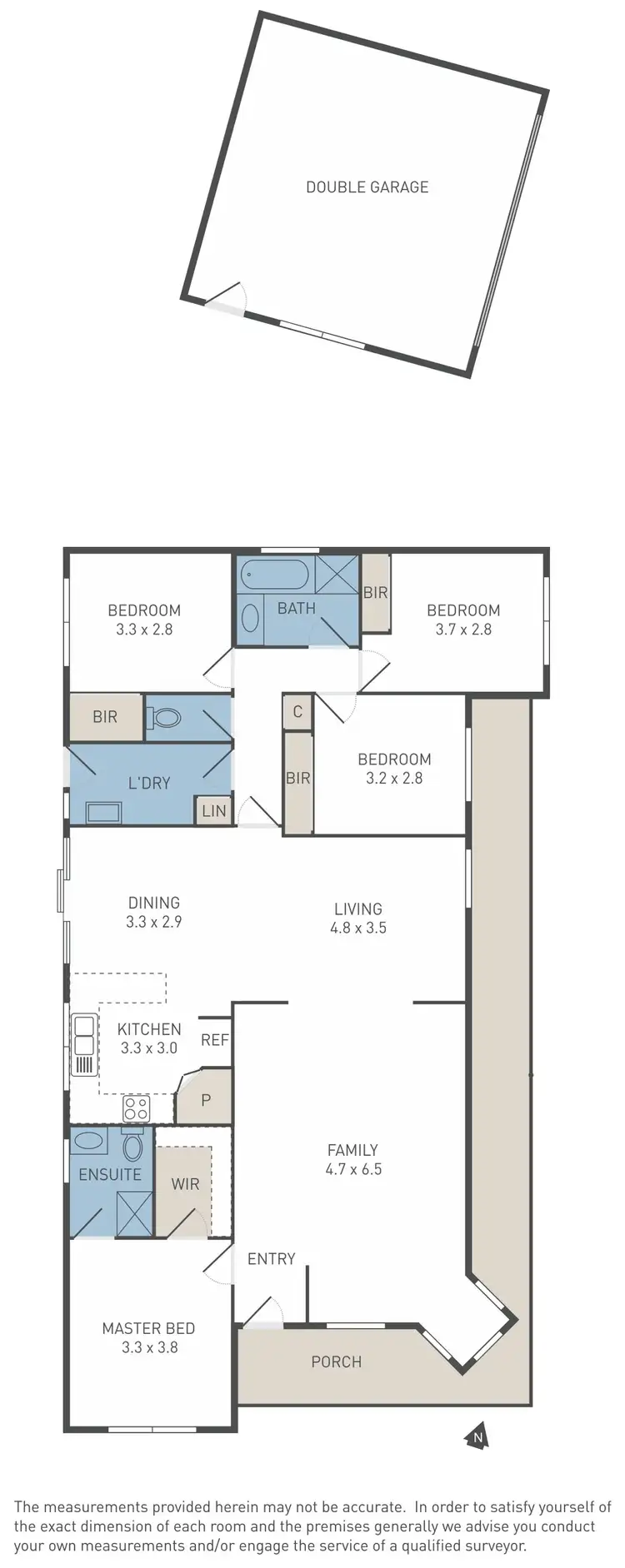 Floorplan of Homely house listing, 7 Rob Close, Hoppers Crossing VIC 3029