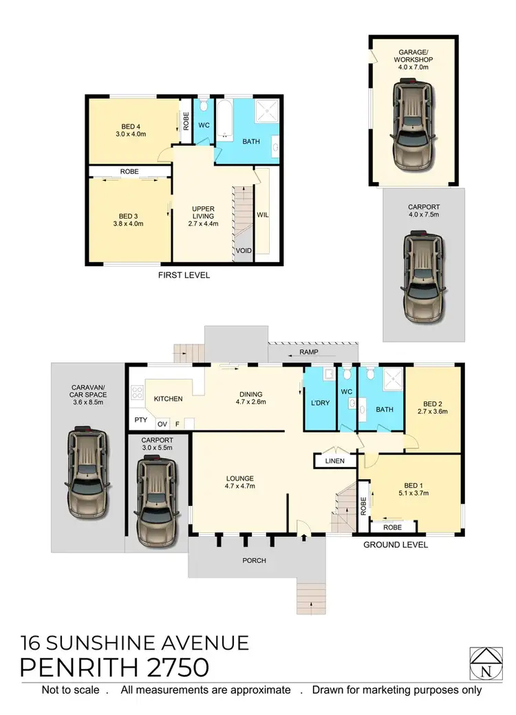 Floorplan of Homely house listing, 16 Sunshine Avenue, Penrith NSW 2750