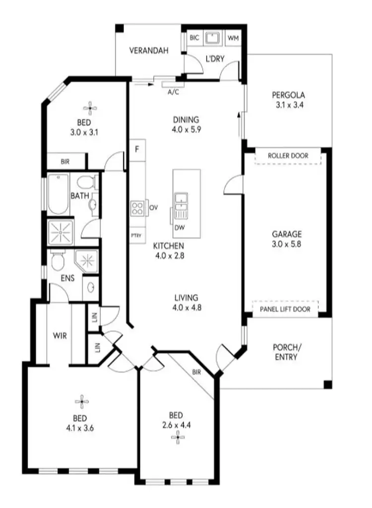 Floorplan of Homely house listing, 1/21 Weld Crescent, Mount Barker SA 5251