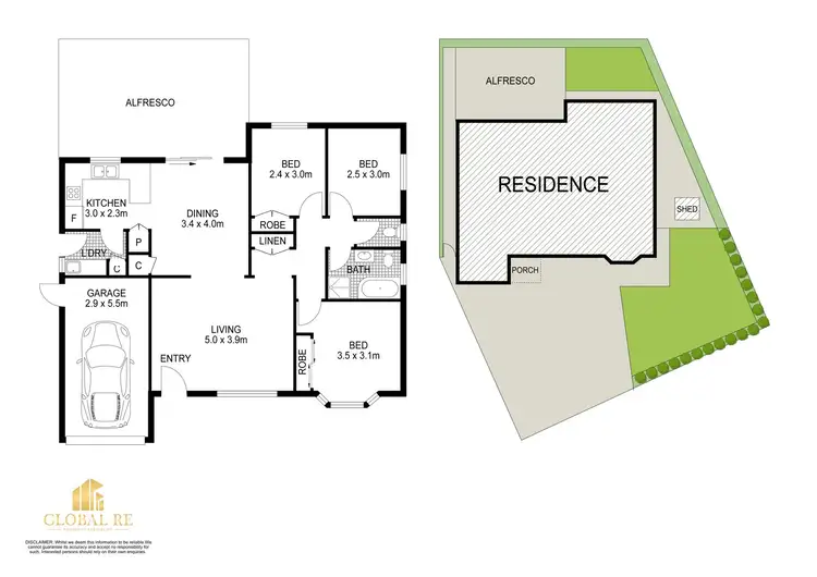 Floorplan of Homely house listing, 25 Gregorace Place, Bonnyrigg NSW 2177