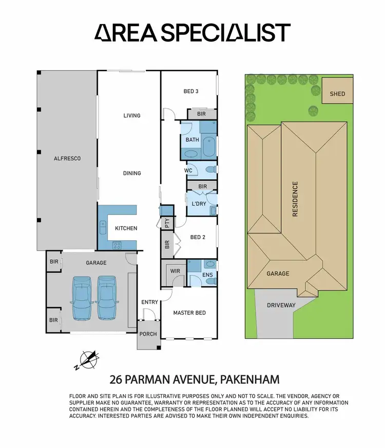 Floorplan of Homely house listing, 26 Parman Avenue, Pakenham VIC 3810