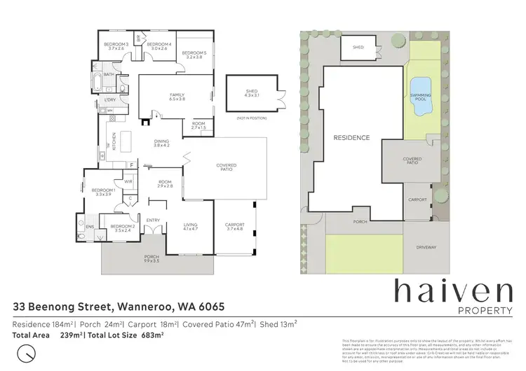 Floorplan of Homely house listing, 33 Beenong Street, Wanneroo WA 6065