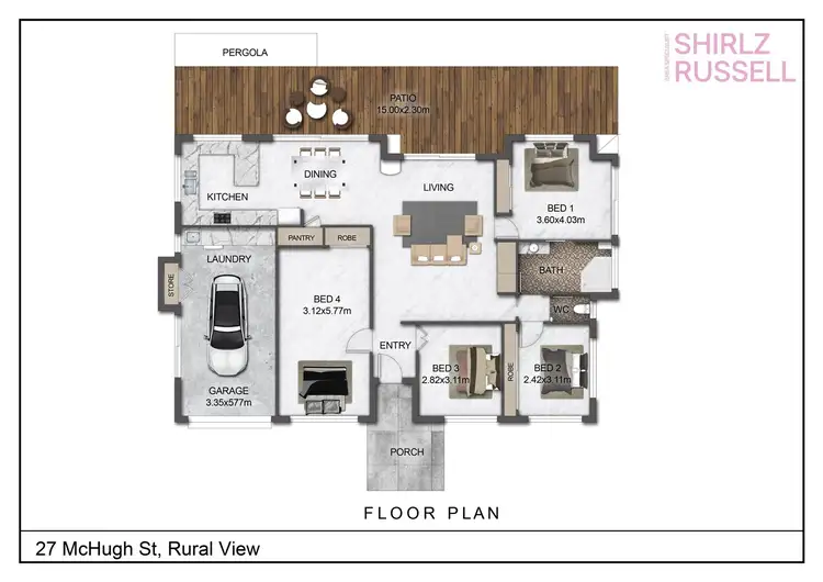 Floorplan of Homely house listing, 27 McHugh Street, Rural View QLD 4740