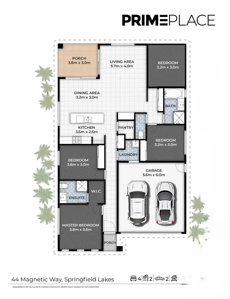 Floorplan of Homely house listing, 44 Magnetic Way, Springfield Lakes QLD 4300