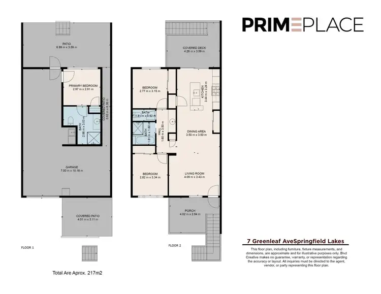 Floorplan of Homely house listing, 7 Greenleaf Avenue, Springfield Lakes QLD 4300