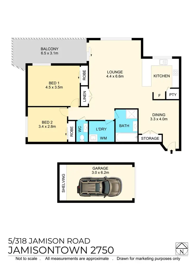 Floorplan of Homely unit listing, 5/318 Jamison Road, Jamisontown NSW 2750