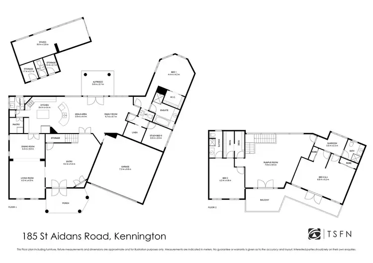 Floorplan of Homely house listing, 185 St Aidans Road, Kennington VIC 3550