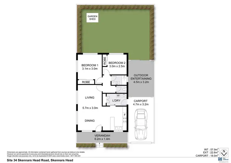 Floorplan of Homely house listing, 34/35 Skennars Head Rd, Skennars Head NSW 2478
