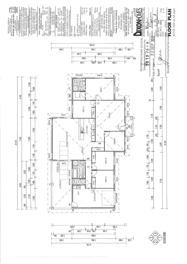 Floorplan of Homely house listing, 13 Parkes Drive, Tenterfield NSW 2372