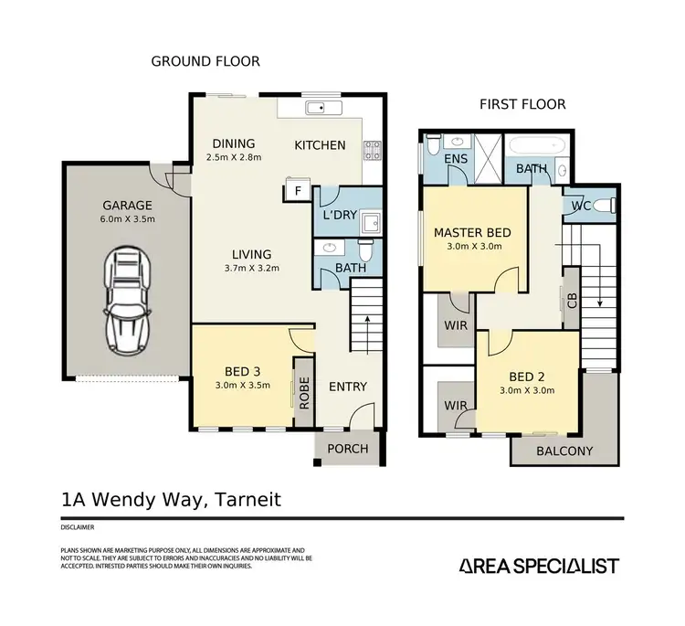 Floorplan of Homely house listing, 1A Wendy Way, Tarneit VIC 3029