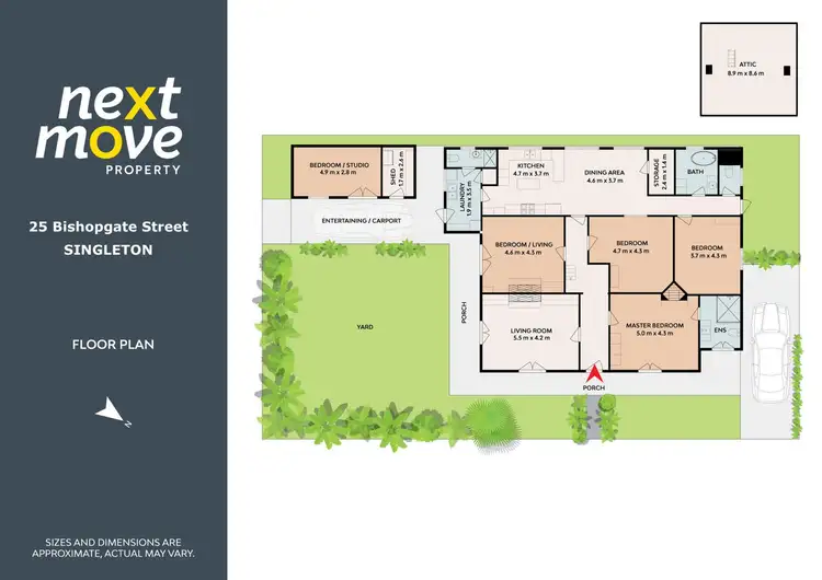 Floorplan of Homely house listing, 25 Bishopgate Street, Singleton NSW 2330