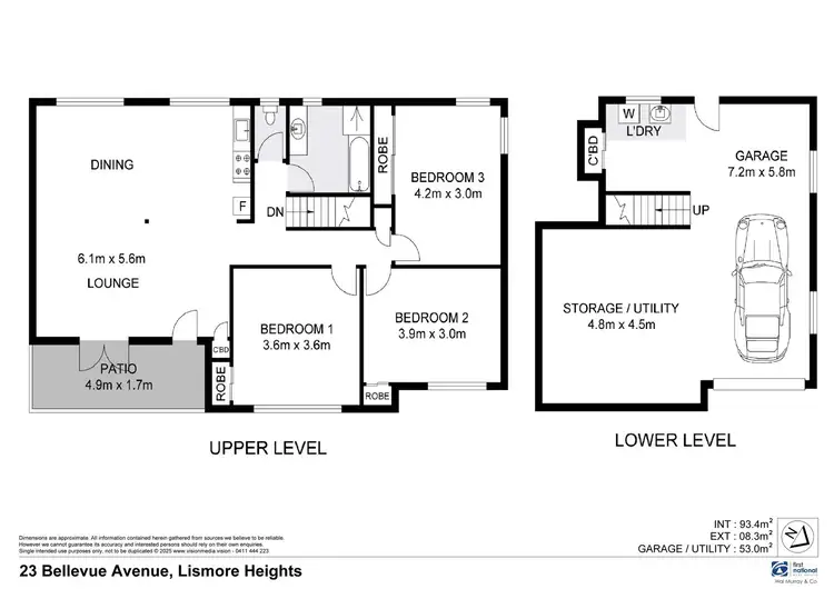 Floorplan of Homely house listing, 23 Bellevue Avenue, Lismore Heights NSW 2480