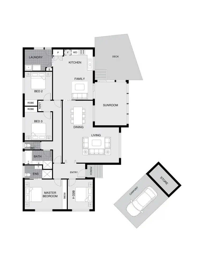 Floorplan of Homely house listing, 10 Gibbs Place, Kambah ACT 2902
