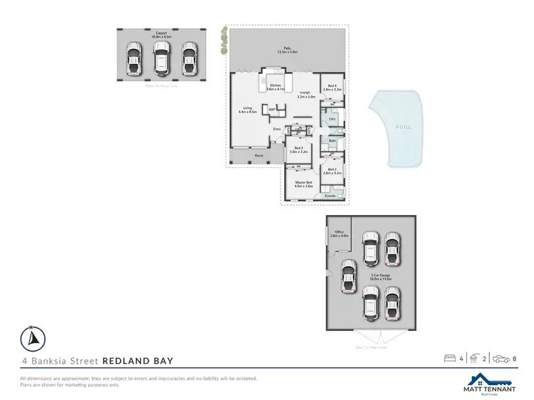 Floorplan of Homely house listing, 4 Banksia Street, Redland Bay QLD 4165