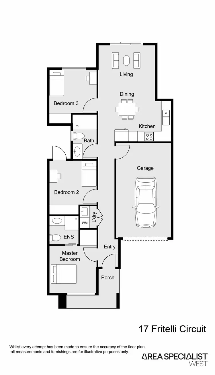 Floorplan of Homely house listing, 17 Fritelli Circuit, Wyndham Vale VIC 3024