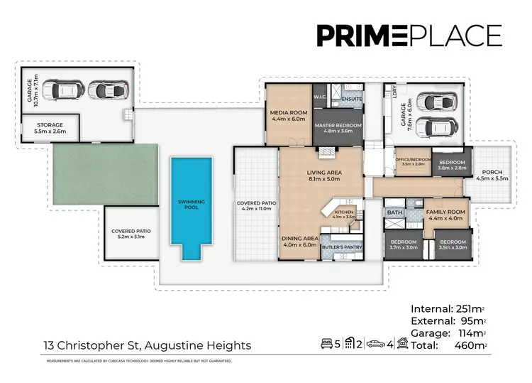 Floorplan of Homely house listing, 13 Christopher Street, Augustine Heights QLD 4300