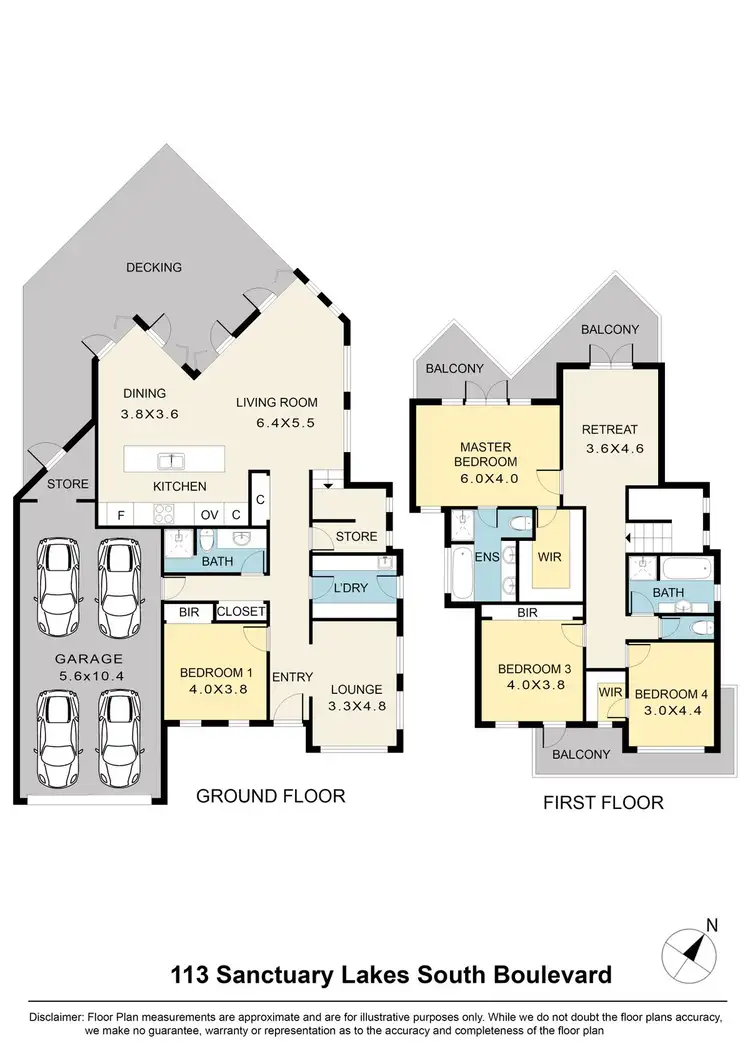 Floorplan of Homely house listing, 113 Sanctuary Lakes South Boulevard, Sanctuary Lakes VIC 3030