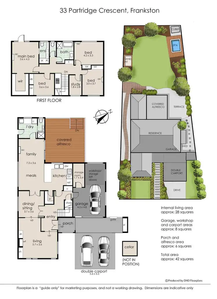 Floorplan of Homely house listing, 33 Partridge Crescent, Frankston VIC 3199