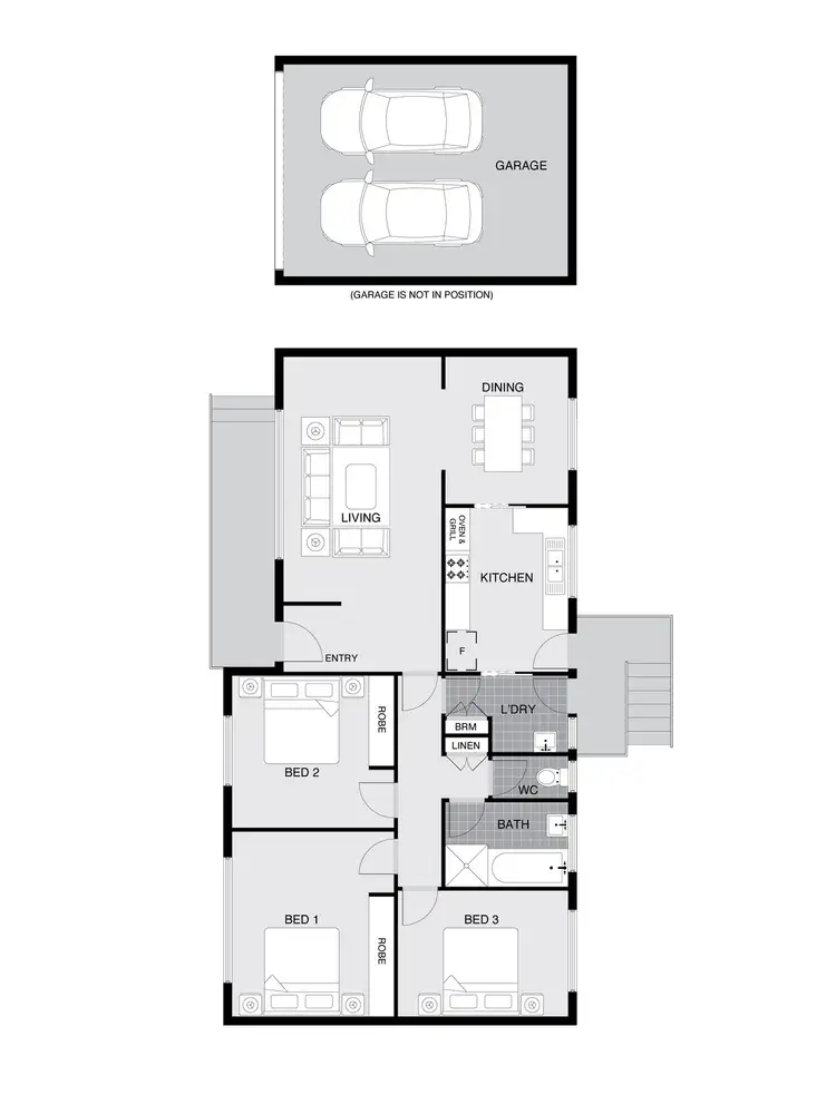 Floorplan of Homely house listing, 46 Lachlan Street, Macquarie ACT 2614