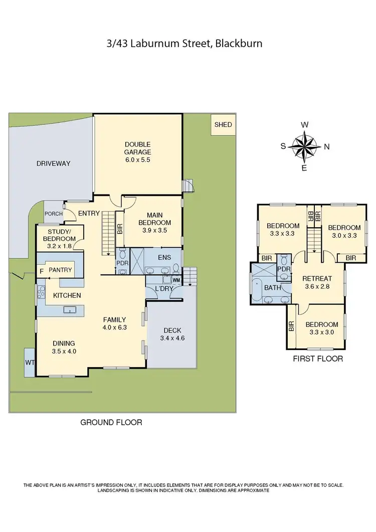 Floorplan of Homely house listing, 3/43 Laburnum Street, Blackburn VIC 3130