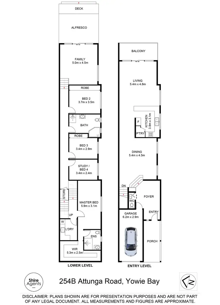 Floorplan of Homely semi-detached listing, 254B Attunga Road, Yowie Bay NSW 2228
