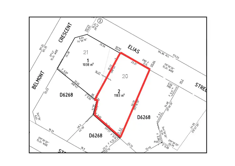 Floorplan of Homely land listing, 1 Elias Street, Maitland SA 5573