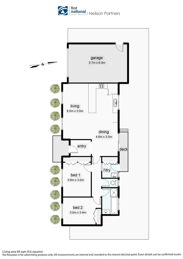 Floorplan of Homely unit listing, 1/13 Luca Place, Pakenham VIC 3810
