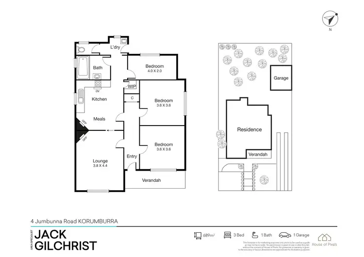 Floorplan of Homely house listing, 4 Jumbunna Road, Korumburra VIC 3950