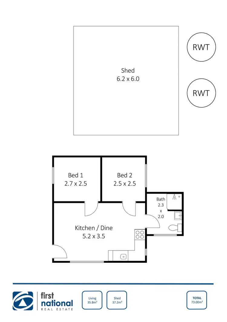 Floorplan of Homely house listing, 25 Myponie Point Drive South, Wallaroo SA 5556