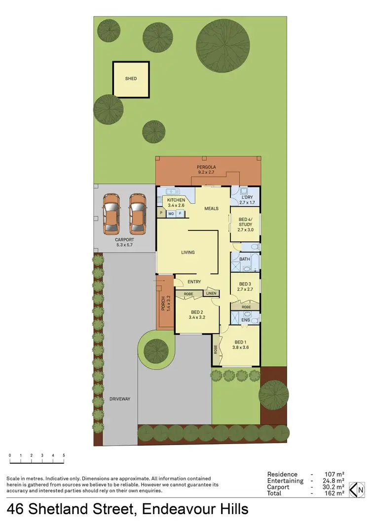 Floorplan of Homely house listing, 46 Shetland Street, Endeavour Hills VIC 3802
