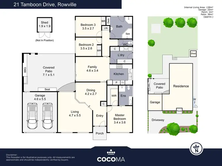 Floorplan of Homely house listing, 21 Tamboon Drive, Rowville VIC 3178