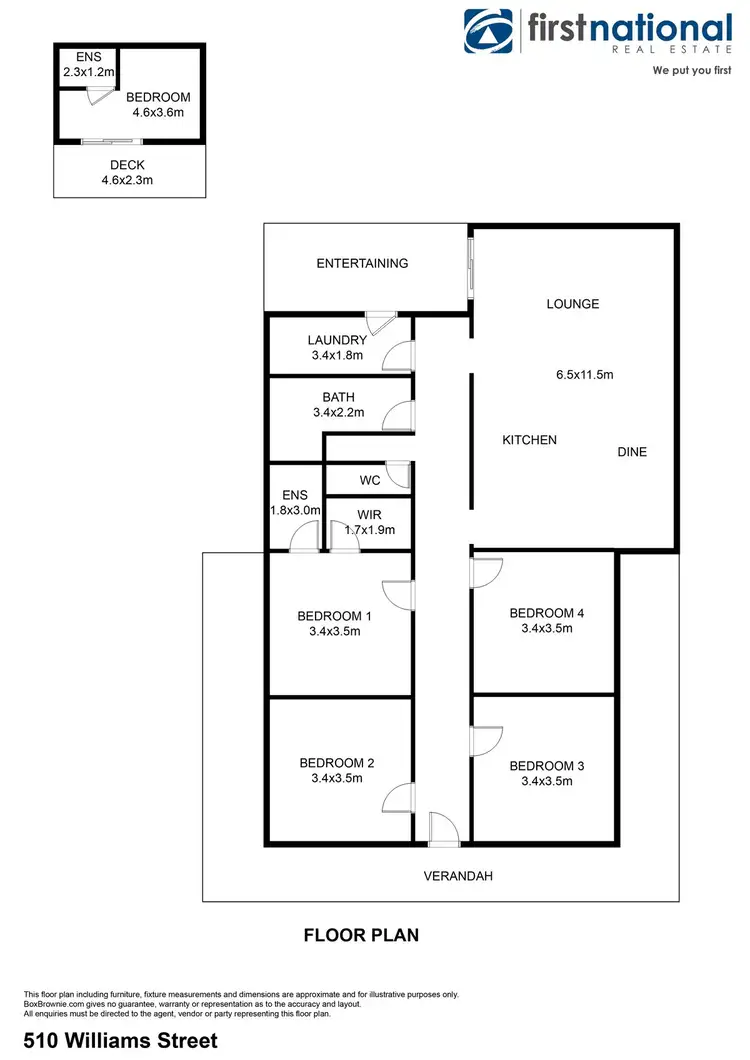 Floorplan of Homely house listing, 510 Williams Street, Broken Hill NSW 2880